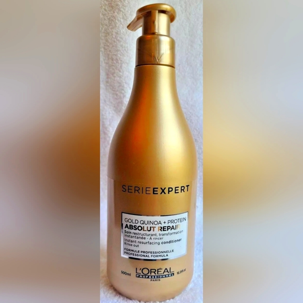 L'OREAL Serie Expert Absolut Repair Gold Quinoa + Protein CONDITIONER 16.9 oz
